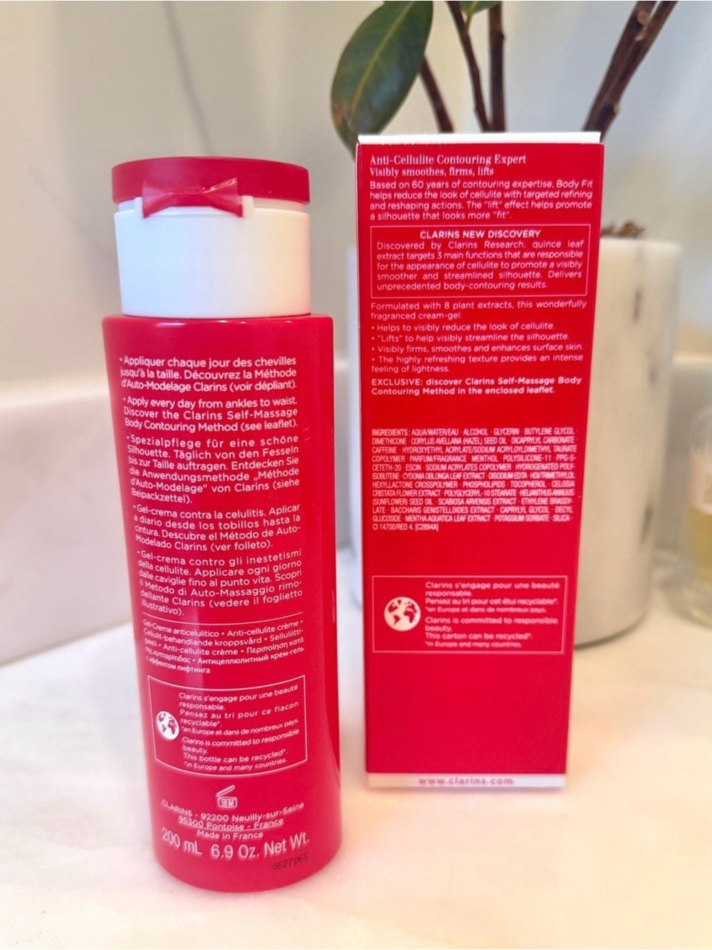Clarins Body Fit Anti-Cellulite Contouring Expert Serum 6.9oz New in Box - Picture 2 of 2